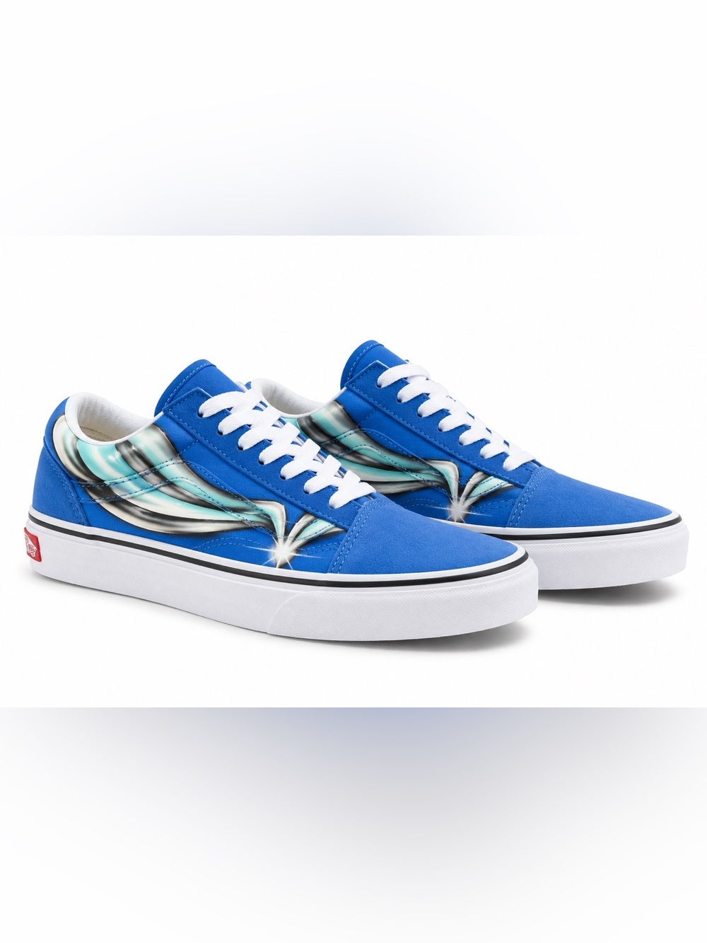 Old Skool Vans Women's Blue Low-Top Lace-Up Sneakers